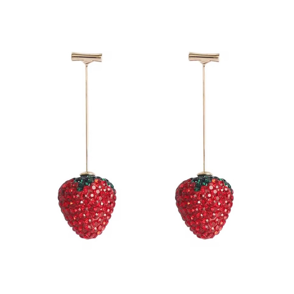 Strawberry Dangle Earrings